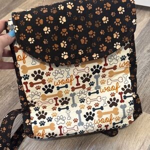 Paw Print Dog Carrier Bag